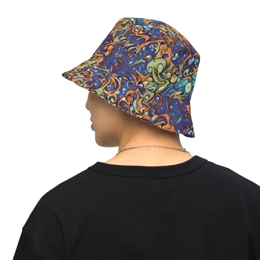 Celestial Melt on Reversible Bucket Hat — Back Inside