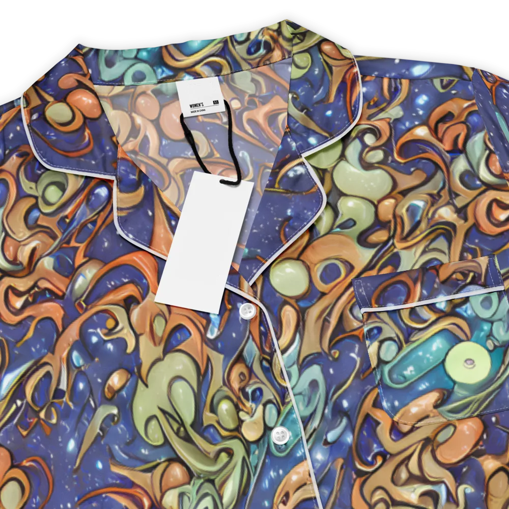 Celestial Melt on Women's Short Sleeve Pajama Top — Product details