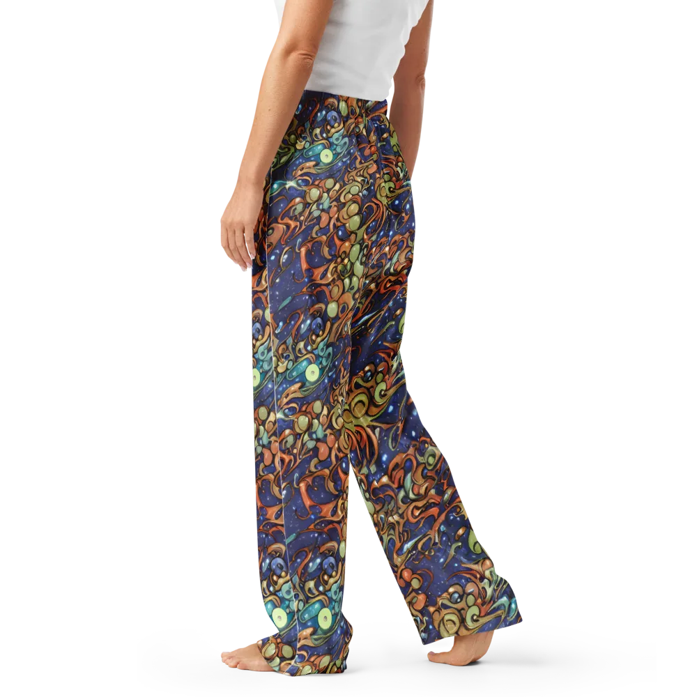 Celestial Melt on Women's Pajama Pants — Left
