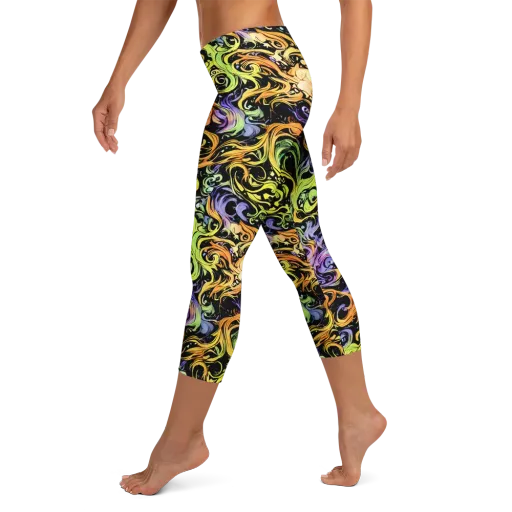 Prism Tempest on a Capri Leggings