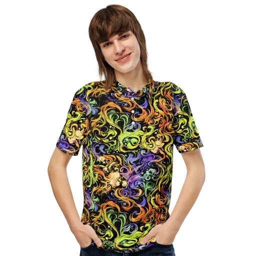 Prism Tempest on a Men's Slim Fit Polo Shirt