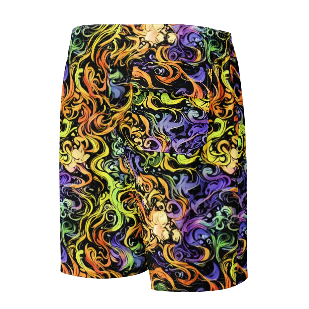 Prism Tempest on Men's Board Shorts — Back