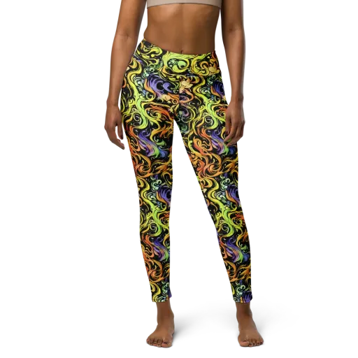Prism Tempest on a Yoga Leggings