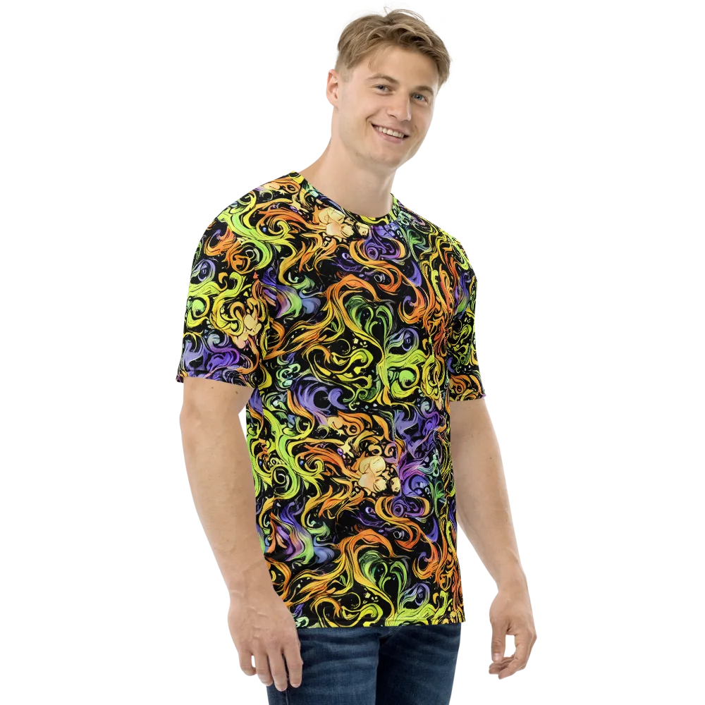 Prism Tempest on Men's Crew Neck T-Shirt — Right