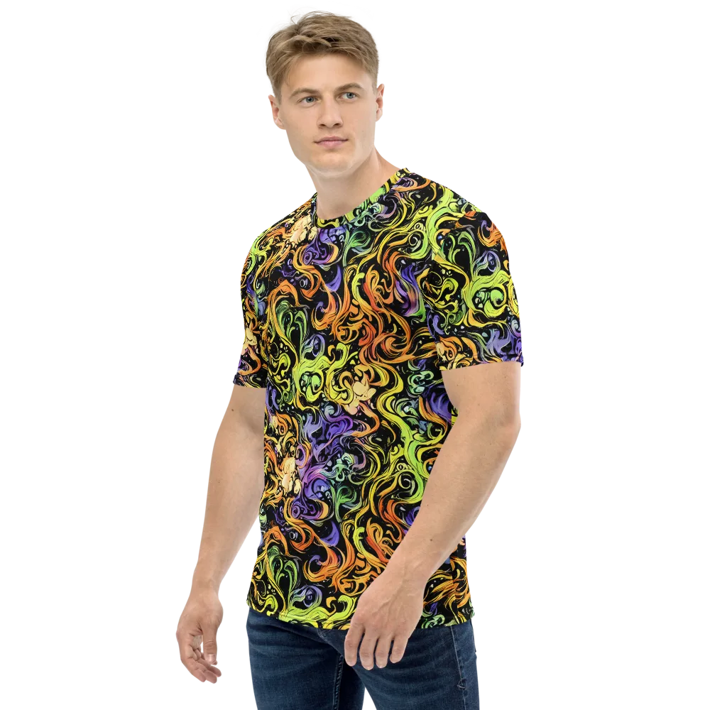 Prism Tempest on Men's Crew Neck T-Shirt — Left
