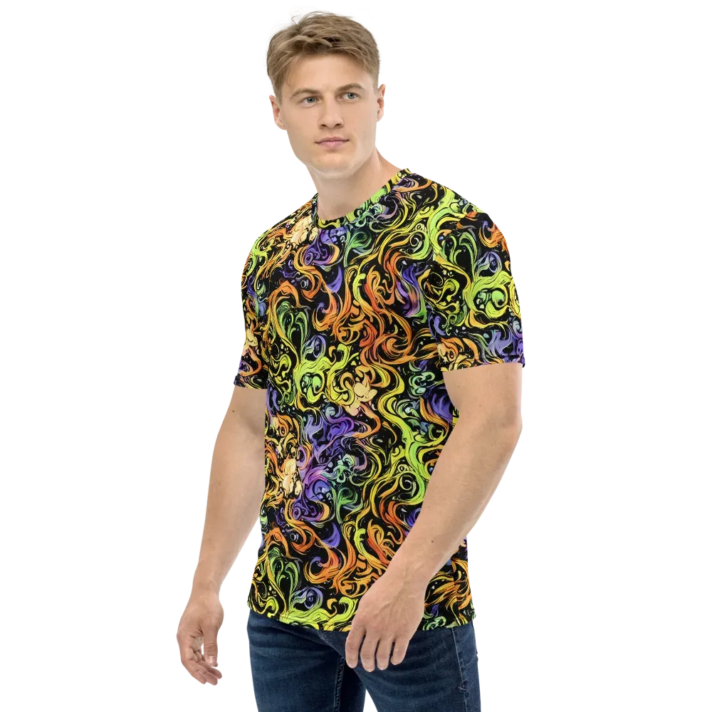 Prism Tempest on Men's Crew Neck T-Shirt — Left