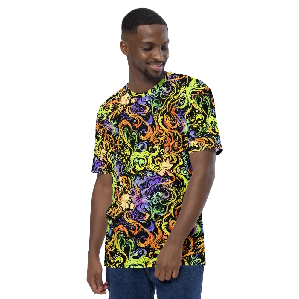 Prism Tempest on Men's Crew Neck T-Shirt — Left
