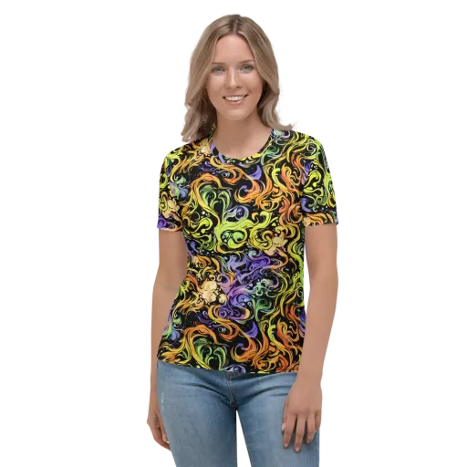 Prism Tempest on a Women's Crew Neck T-Shirt