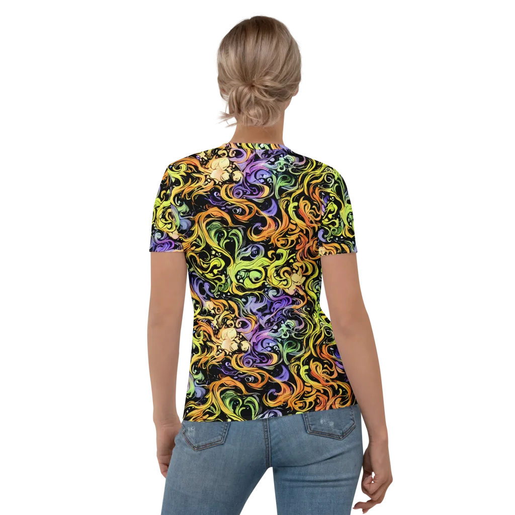 Prism Tempest on Women's Crew Neck T-Shirt — Back
