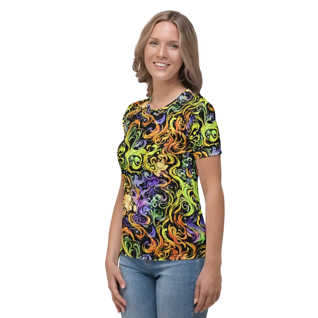 Prism Tempest on Women's Crew Neck T-Shirt — Left