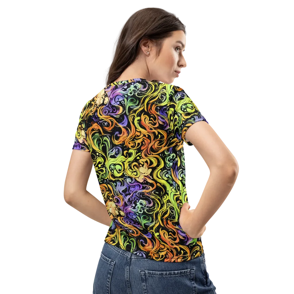 Prism Tempest on Women's Crew Neck T-Shirt — Back