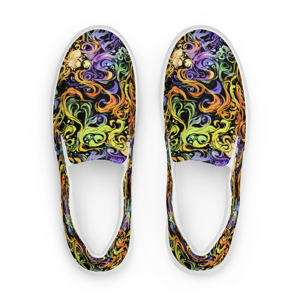 Prism Tempest on Men's Slip-On Canvas Shoes — Front