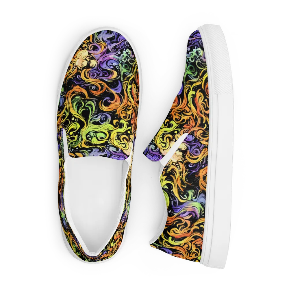 Prism Tempest on Men's Slip-On Canvas Shoes — Front