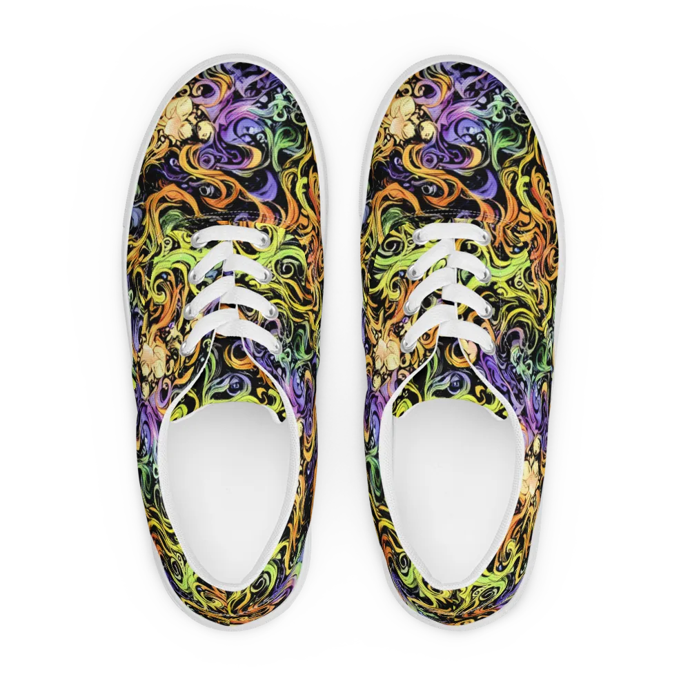 Prism Tempest on Men's Lace-Up Canvas Shoes — Front