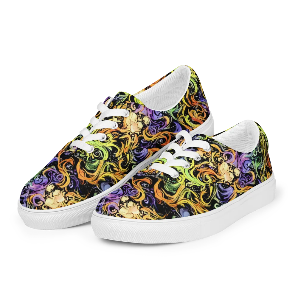 Prism Tempest on Men's Lace-Up Canvas Shoes — Left Front