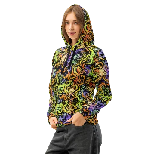 Prism Tempest on a Cotton Hoodie