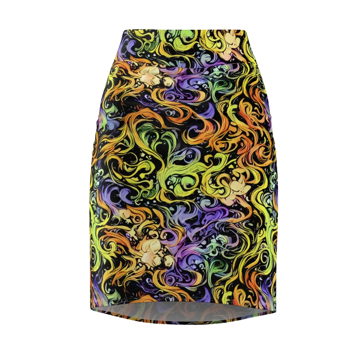 Prism Tempest on Pencil Skirt — Front