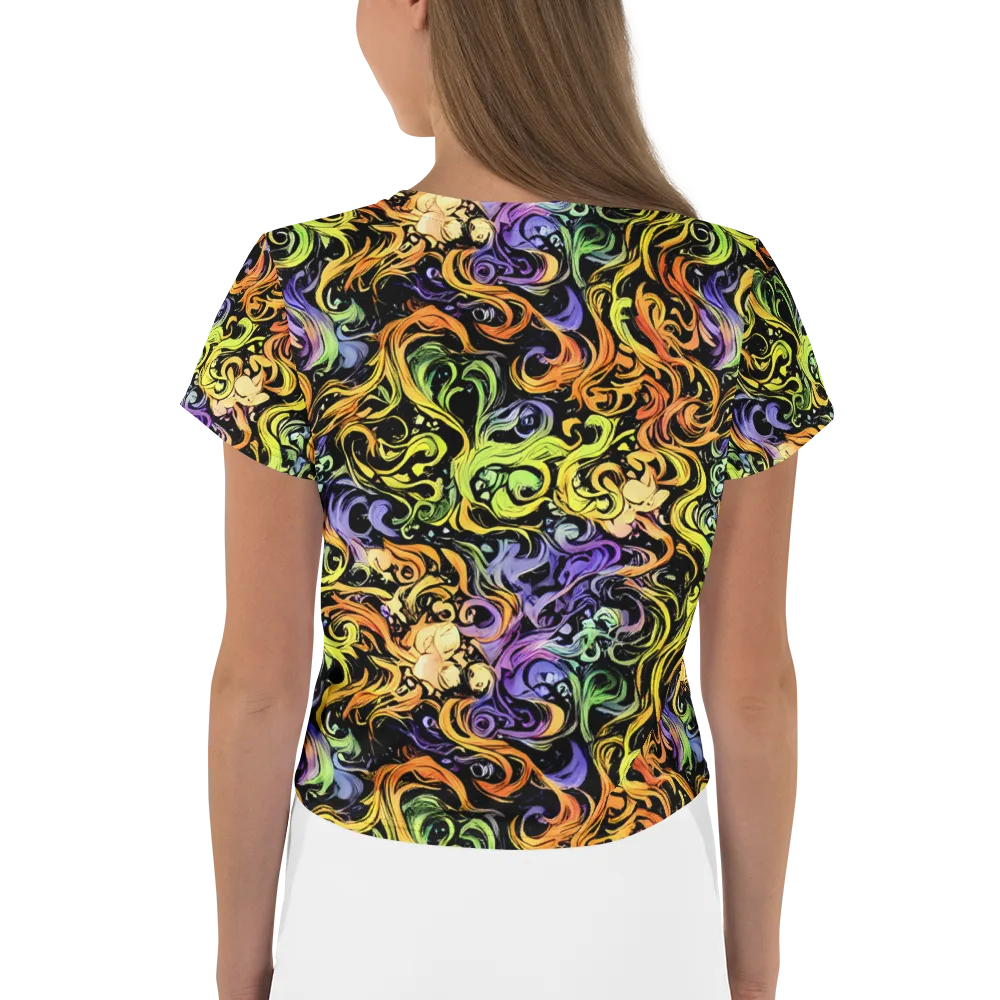 Prism Tempest on Crop Tee — Back