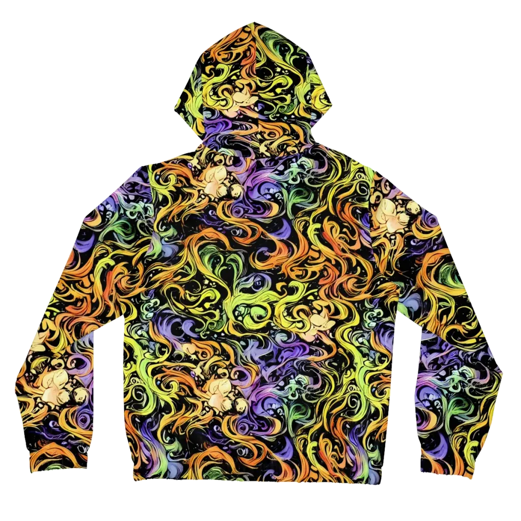 Prism Tempest on Women's Full-Zip Hoodie — Back