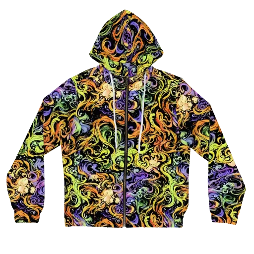 Prism Tempest on a Women's Full-Zip Hoodie