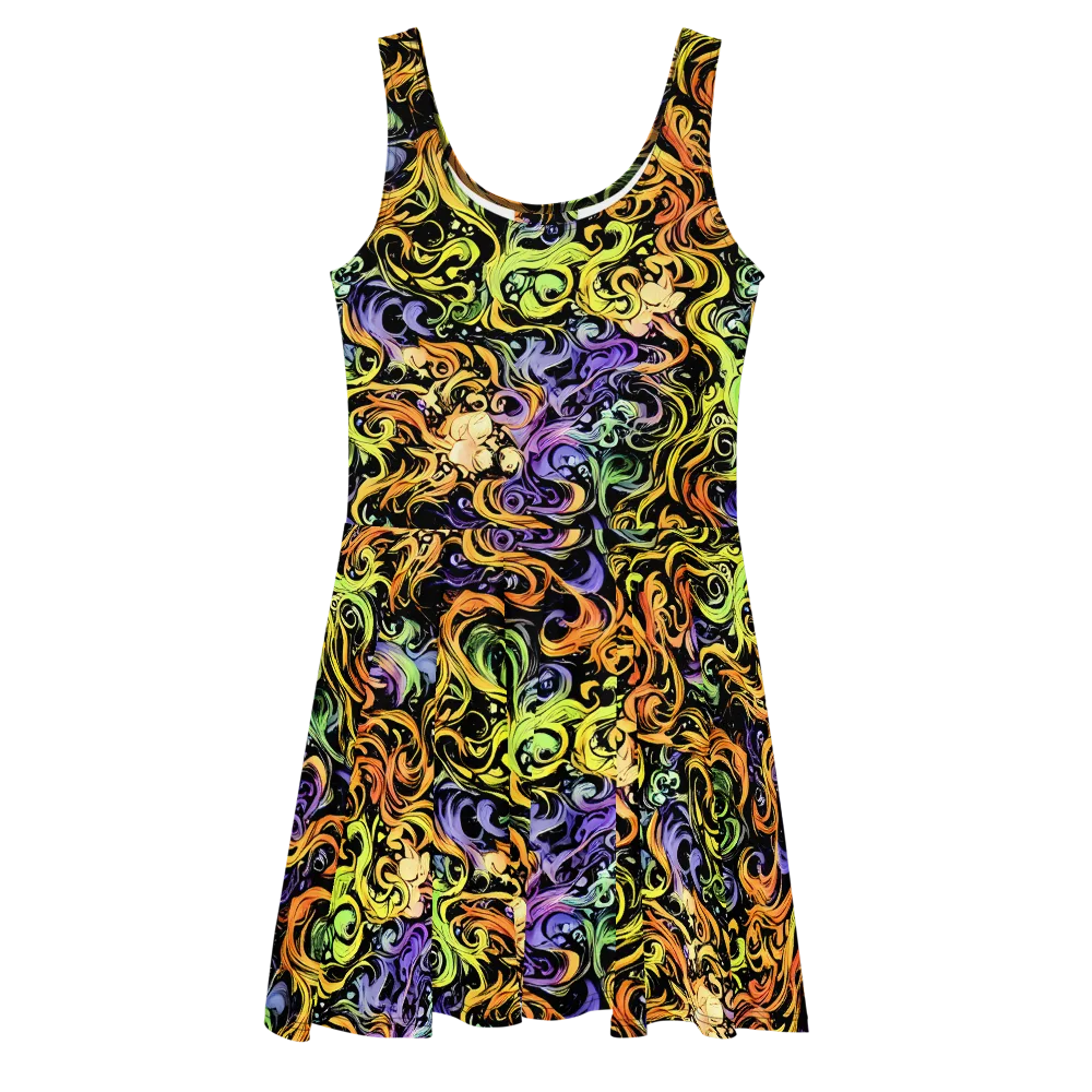 Prism Tempest on Skater Dress — Front