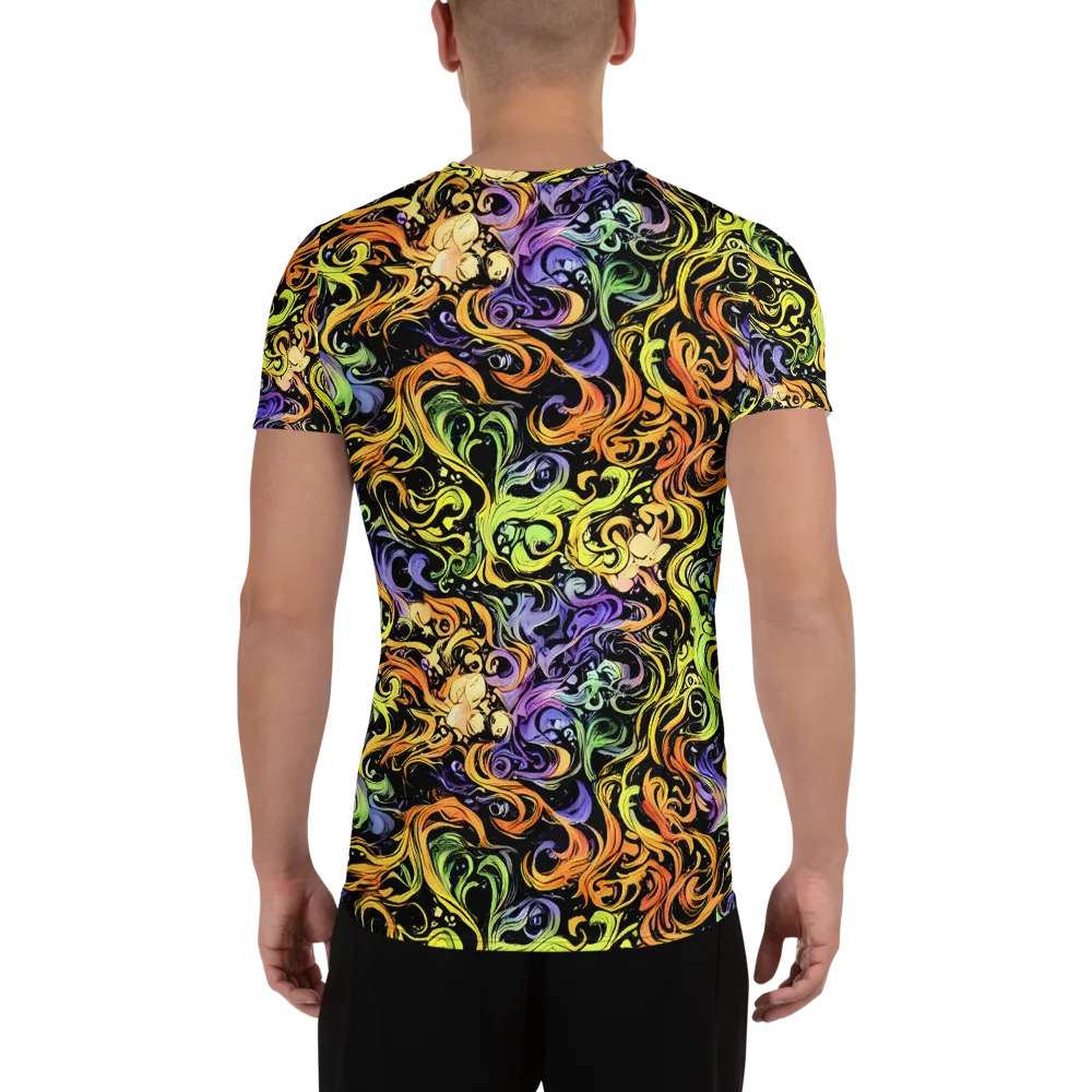 Prism Tempest on Men's Athletic T-Shirt — Back