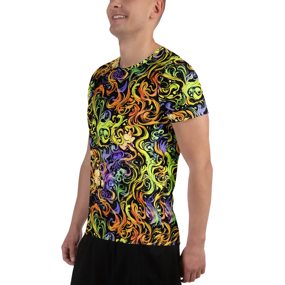 Prism Tempest on Men's Athletic T-Shirt — Left