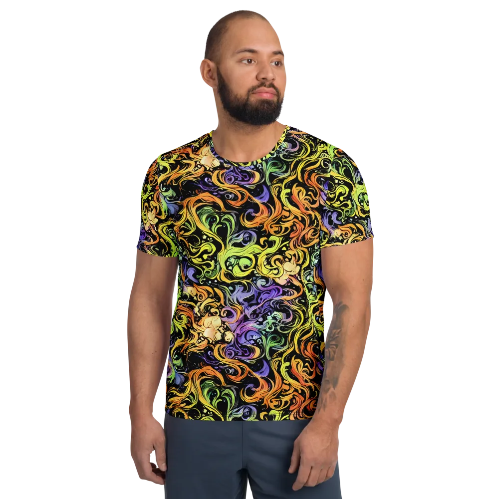 Prism Tempest on Men's Athletic T-Shirt — Front