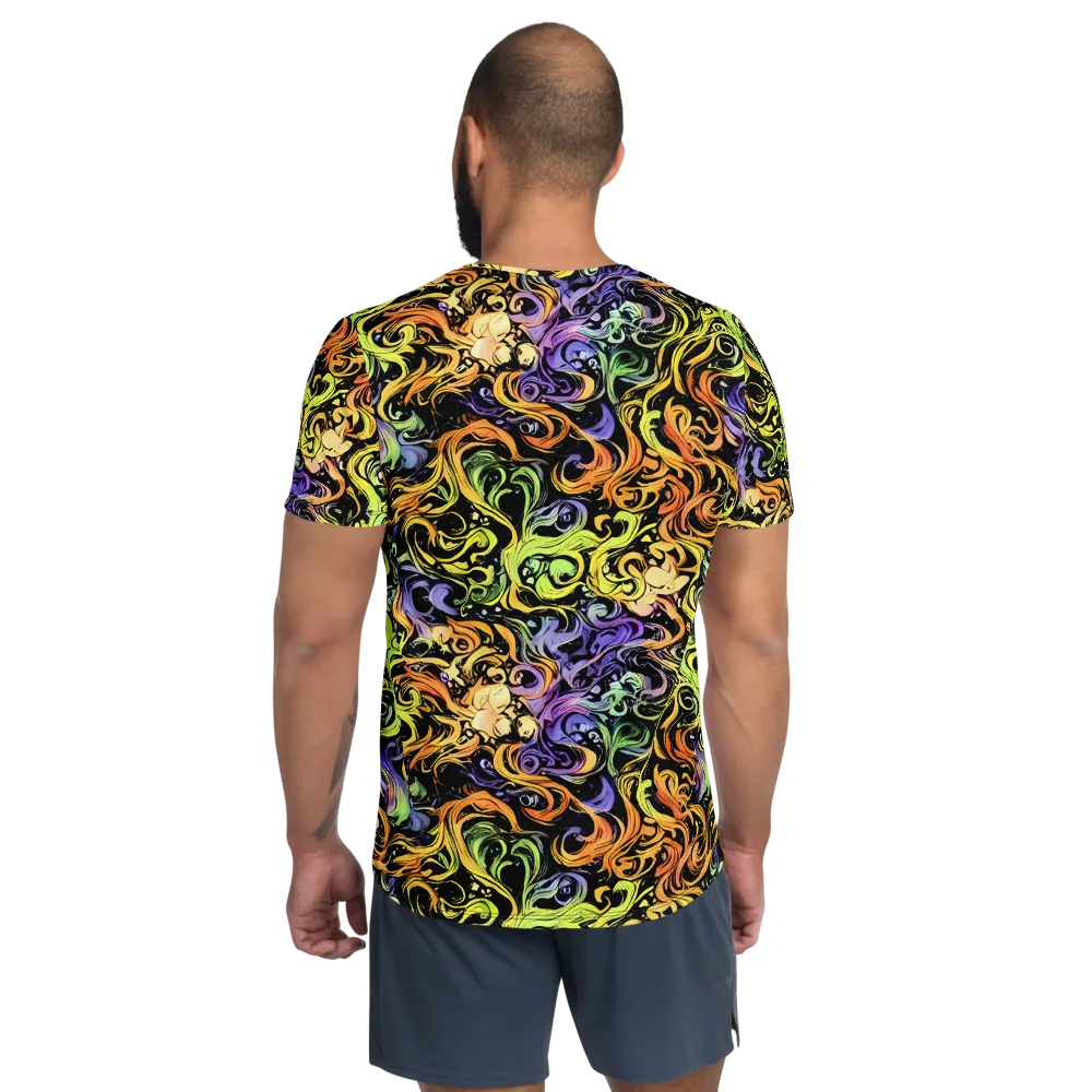 Prism Tempest on Men's Athletic T-Shirt — Back