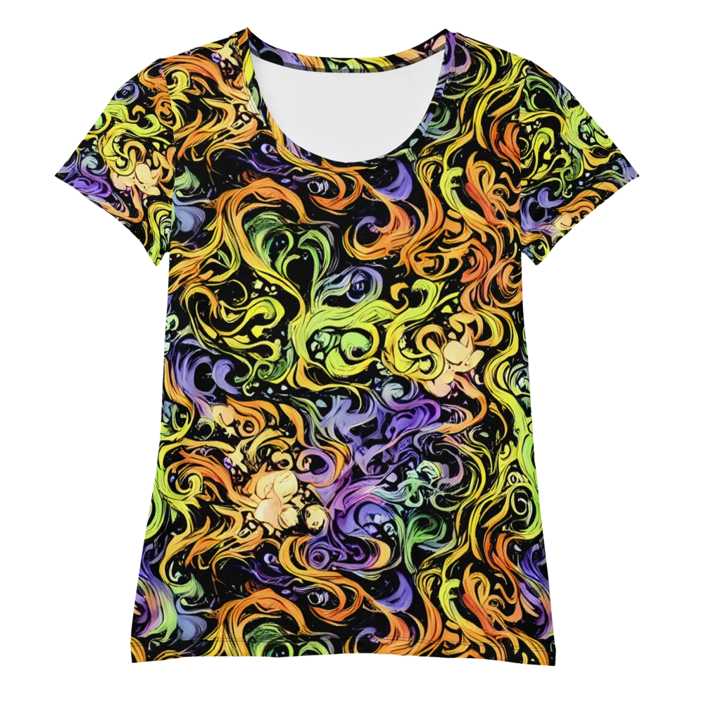Prism Tempest on Women's Athletic T-Shirt — Front
