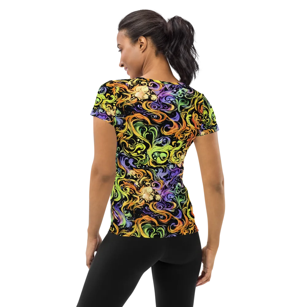 Prism Tempest on Women's Athletic T-Shirt — Back