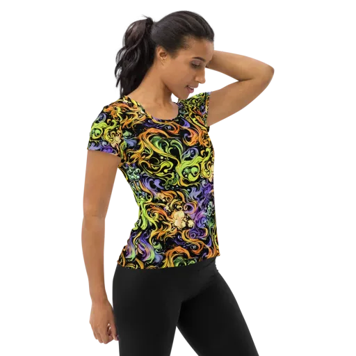 Prism Tempest on a Women's Athletic T-Shirt