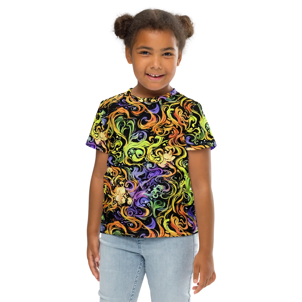 Prism Tempest on Kids Crew Neck T-Shirt — Front