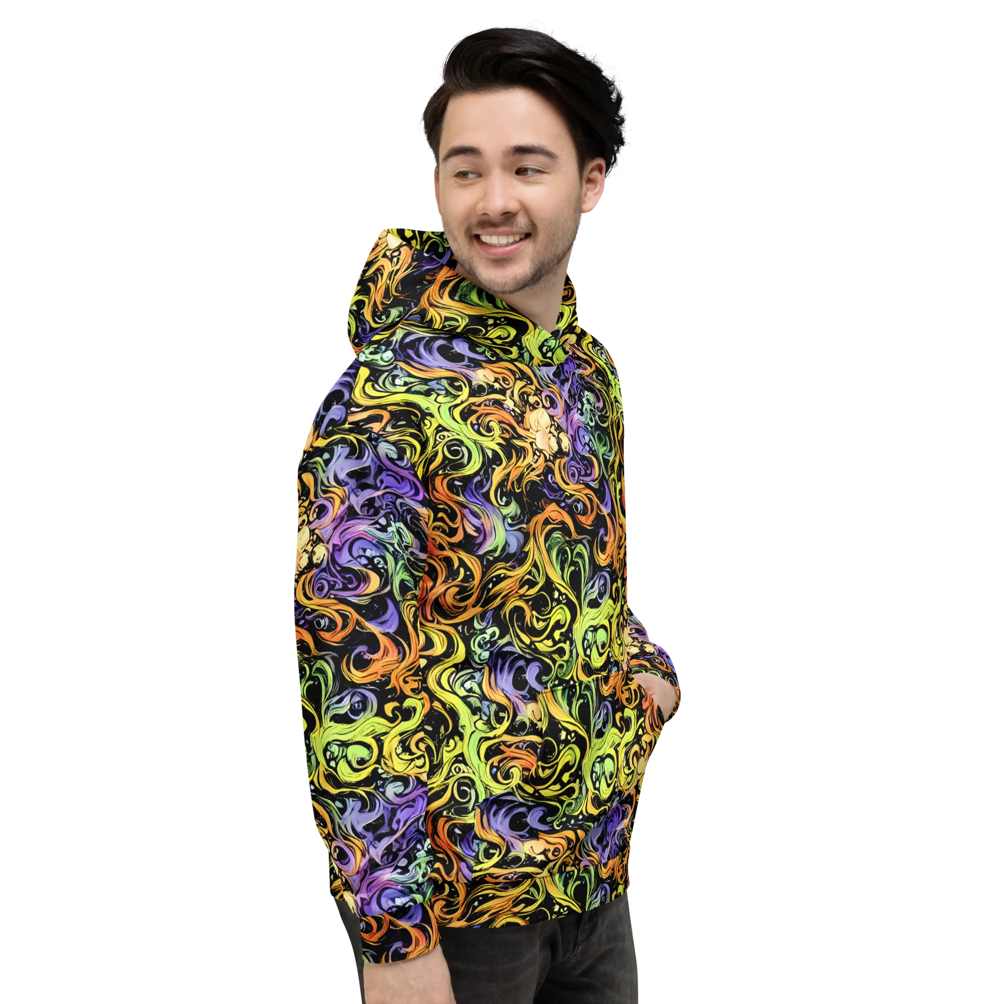 Prism Tempest on Hoodie — Right