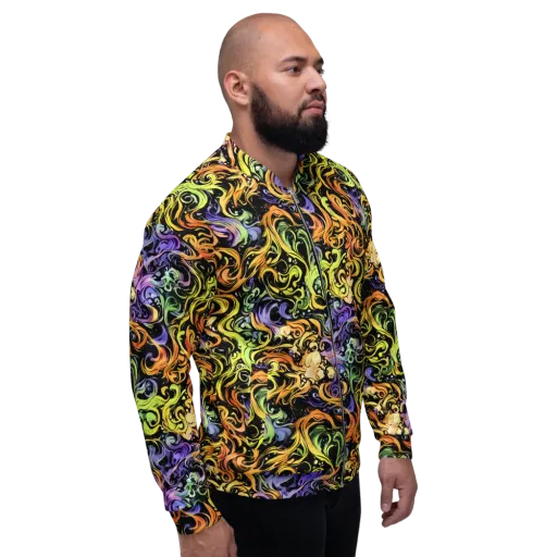 Prism Tempest on a Bomber Jacket