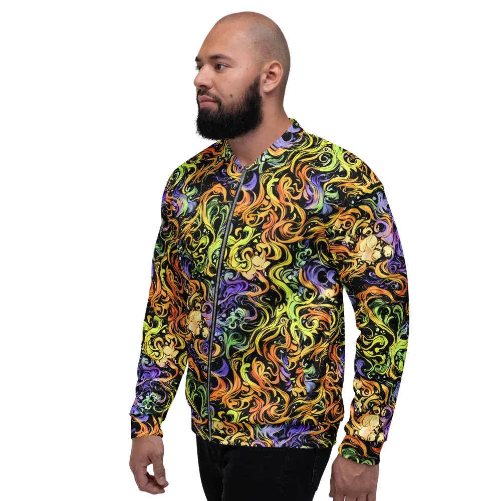 Prism Tempest on Bomber Jacket — Left