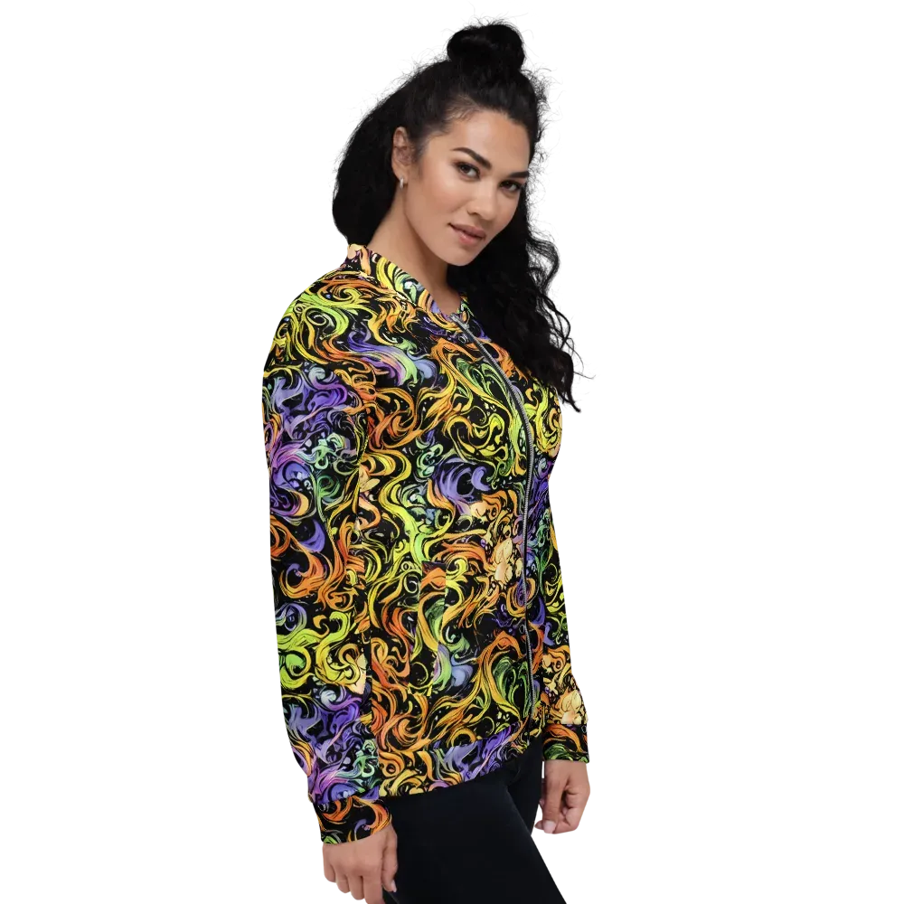Prism Tempest on Bomber Jacket — Right