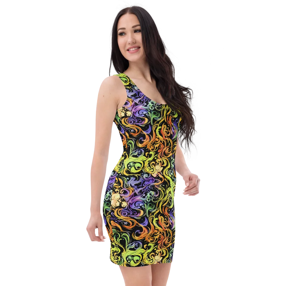 Prism Tempest on Bodycon Dress — Right Front