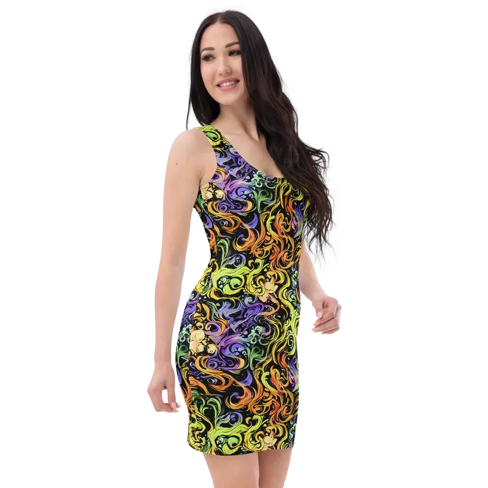 Prism Tempest on Bodycon Dress — Right Front