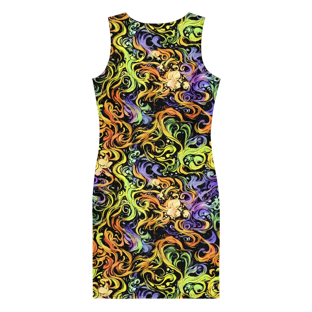 Prism Tempest on Bodycon Dress — Back