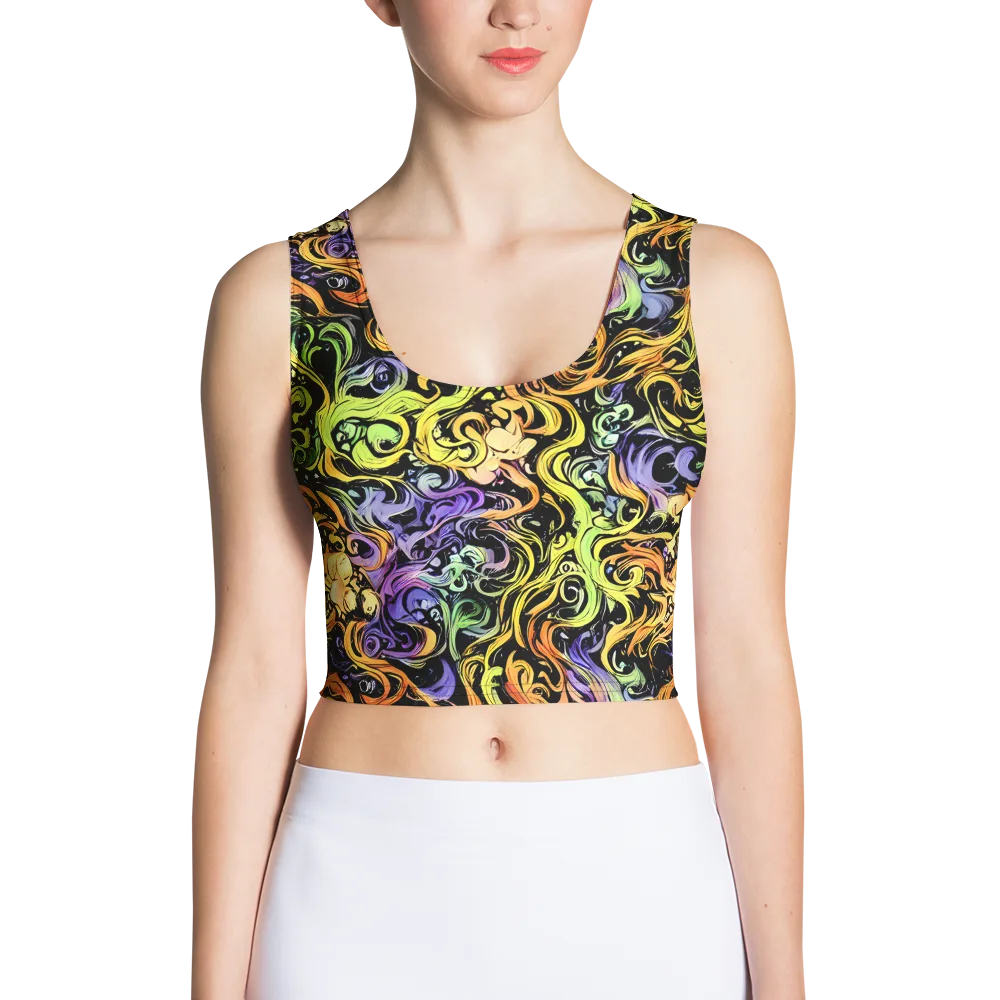 Prism Tempest on Crop Top — Front