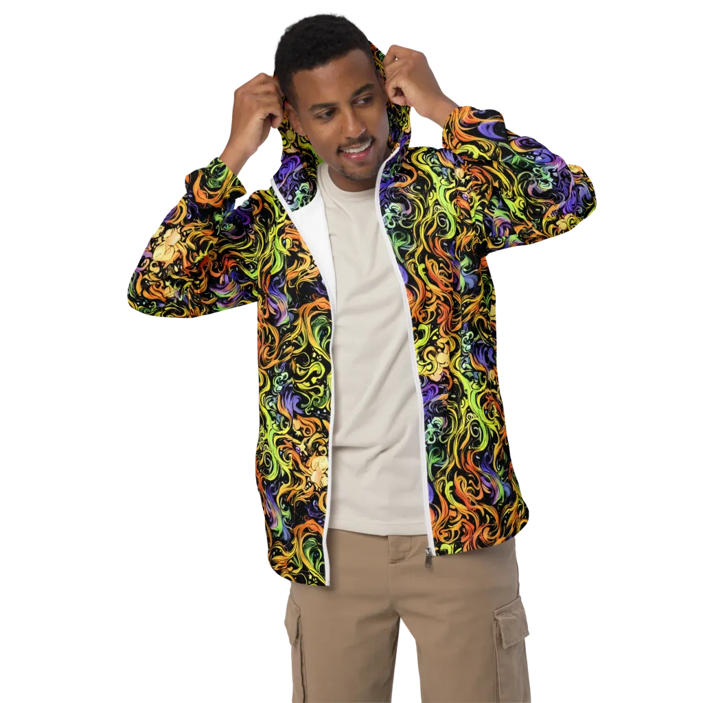 Prism Tempest on Men's Windbreaker — Front