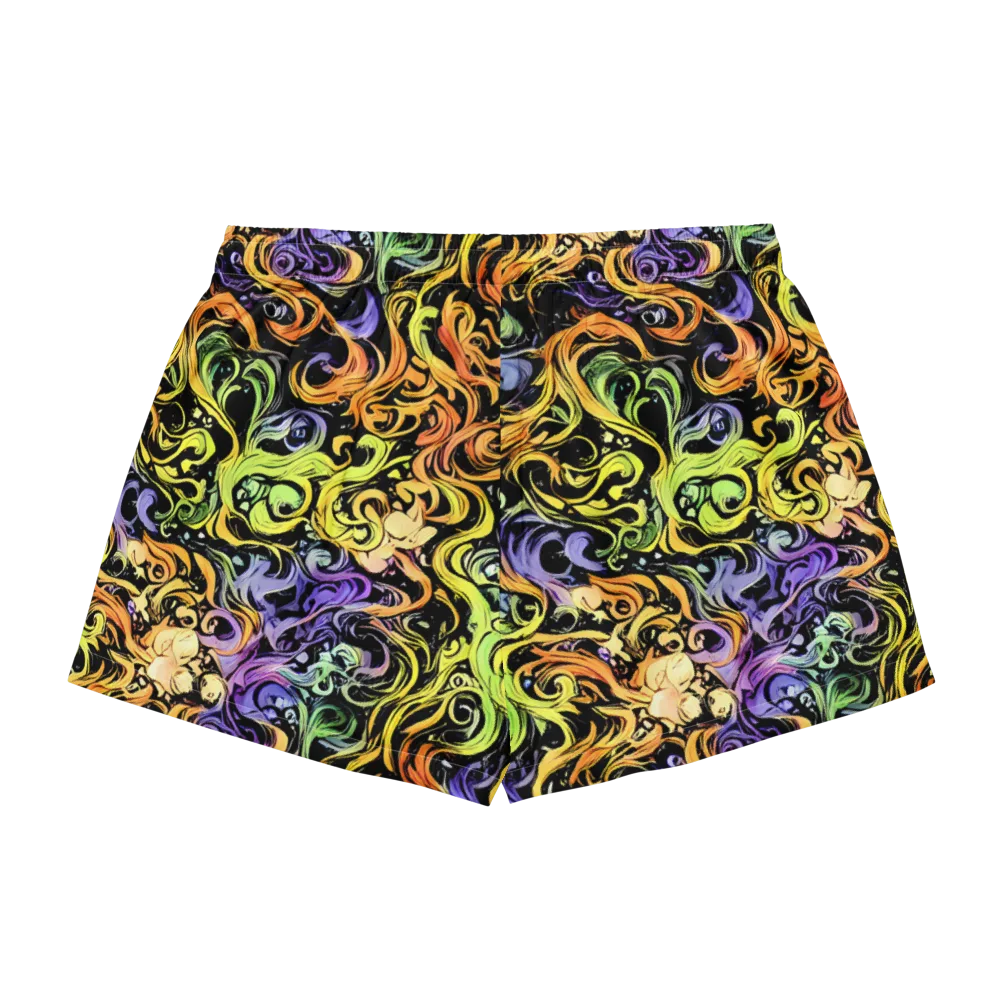 Prism Tempest on Women's Pajama Shorts — Back