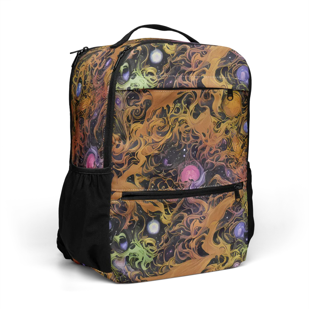 Molten Herbarium on Utility Backpack — Right Front
