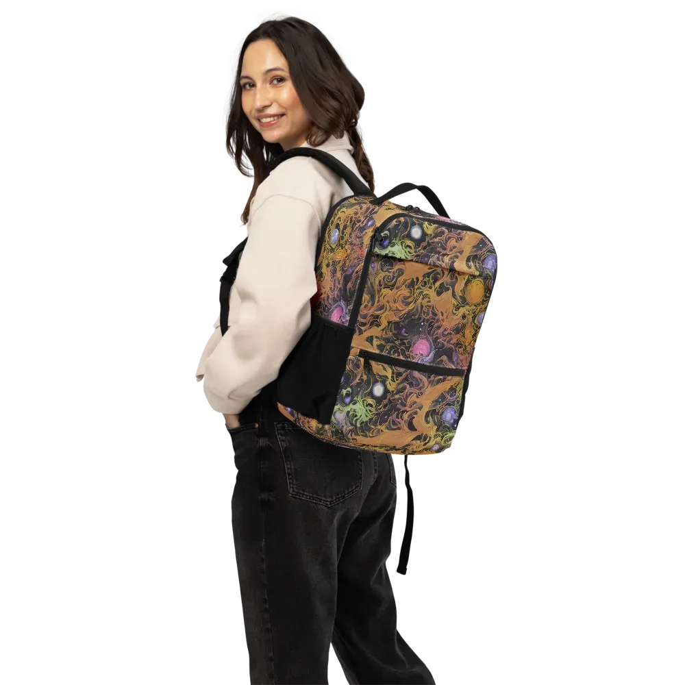 Molten Herbarium on Utility Backpack — Back