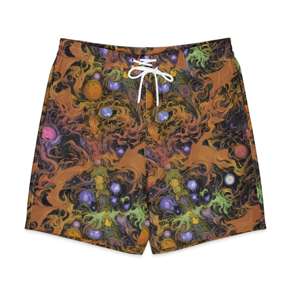 Molten Herbarium on Men's Board Shorts — Front