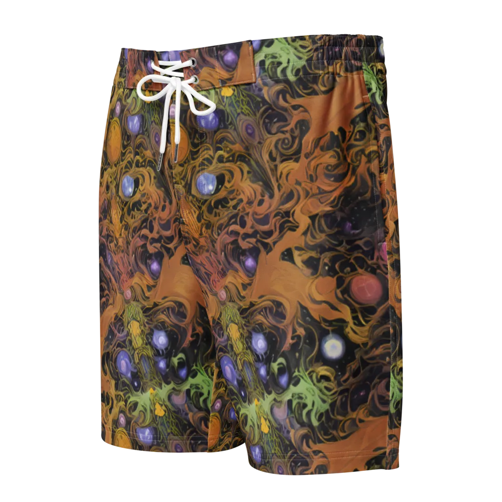 Molten Herbarium on Men's Board Shorts — Front