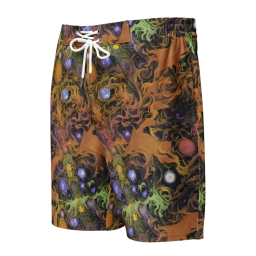 Molten Herbarium on a Men's Board Shorts