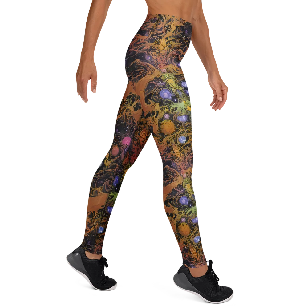 Molten Herbarium on Yoga Leggings — Right