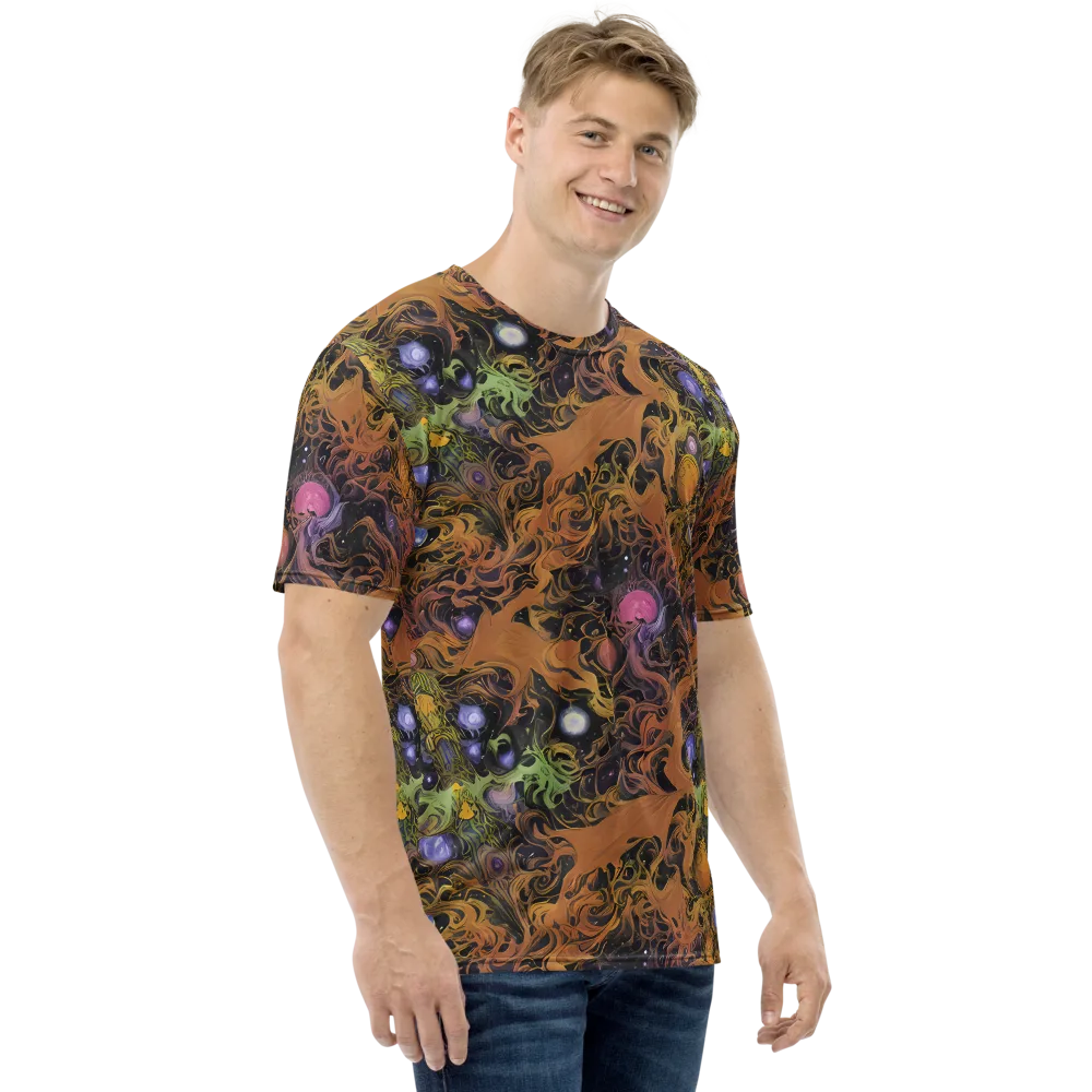 Molten Herbarium on Men's Crew Neck T-Shirt — Right